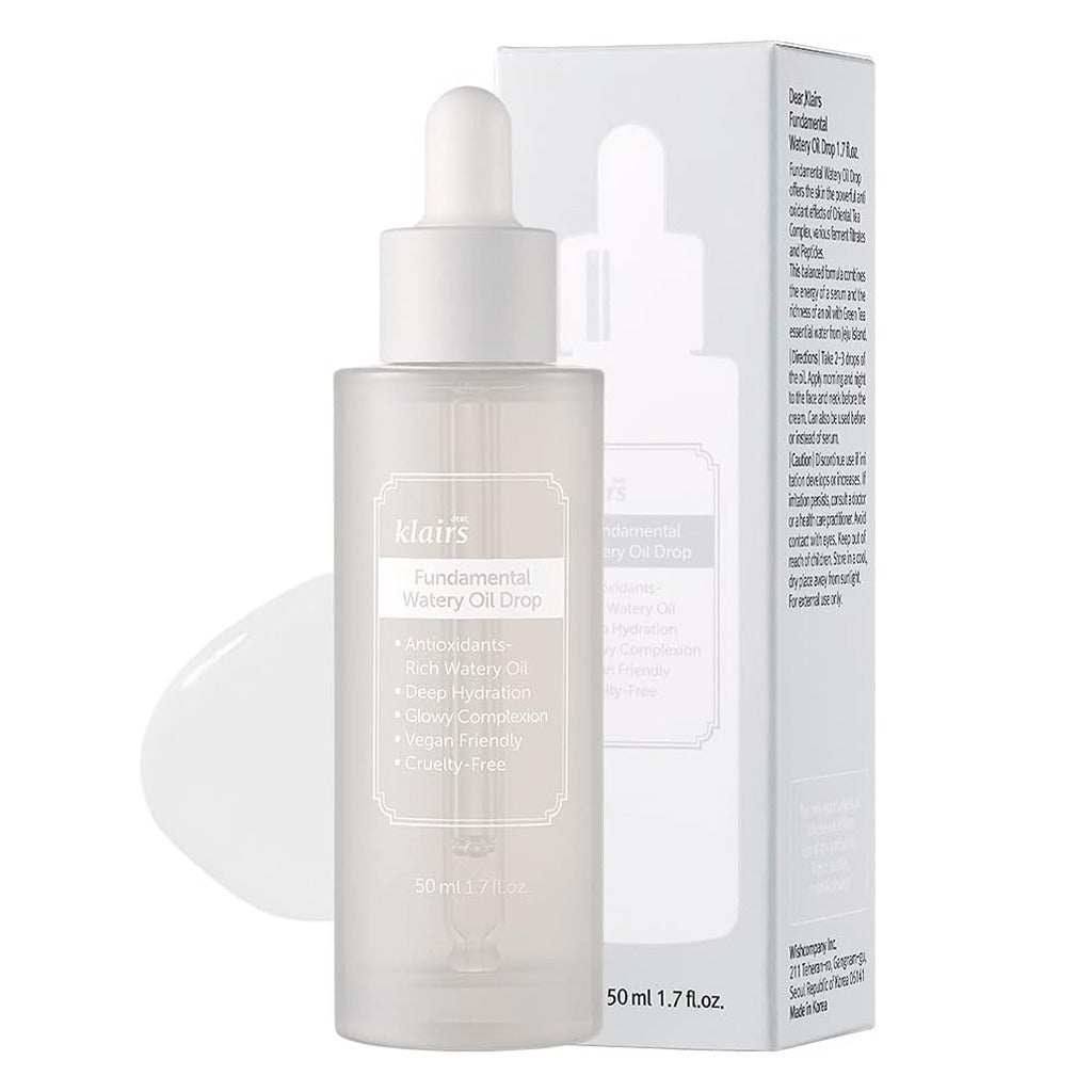 Dear Klairs Fundamental Deep Hydration Watery Oil Drop Serum With Antioxidants 50ml - Easy Pharmacy LLC