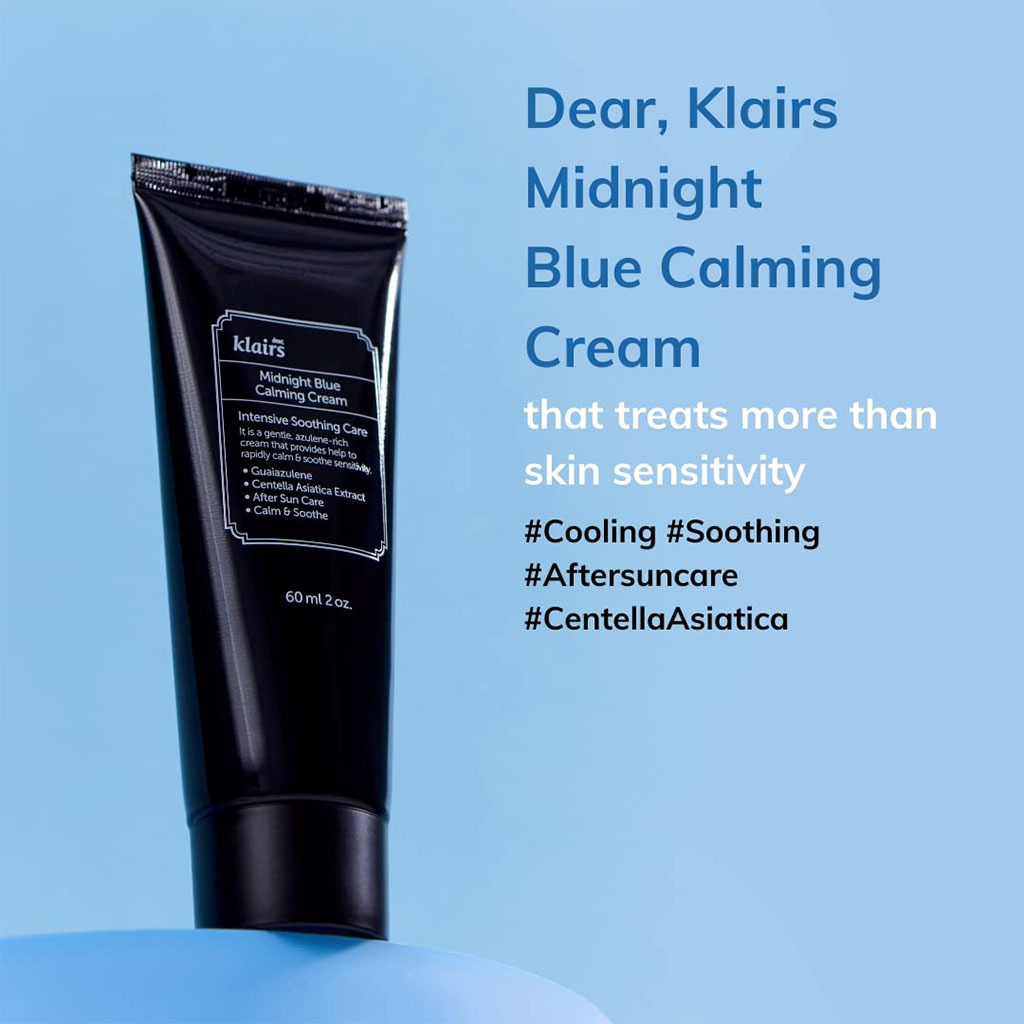 Dear Klairs Midnight Blue Intensive Soothing Care Calming Cream 60ml - Easy Pharmacy LLC