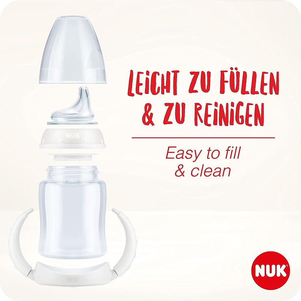 Nuk First Choice Mickey Mouse 150ml Baby Learner Bottle With Temperature Control, Pack of 1's - Easy Pharmacy LLC