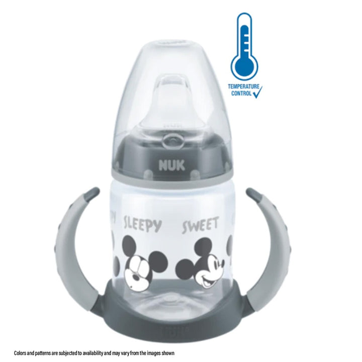 Nuk First Choice Mickey Mouse 150ml Baby Learner Bottle With Temperature Control, Pack of 1's - Easy Pharmacy LLC
