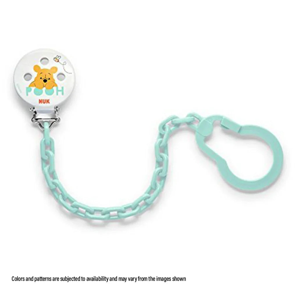 NUK Disney Winnie The Pooh Soother Chain With Clip For Baby, Pack of 1's - Easy Pharmacy LLC
