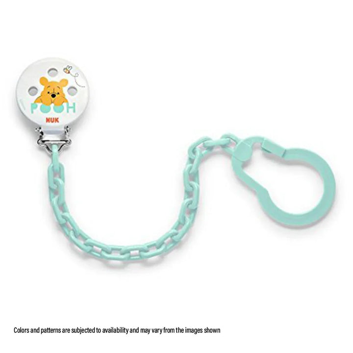 NUK Disney Winnie The Pooh Soother Chain With Clip For Baby, Pack of 1's - Easy Pharmacy LLC