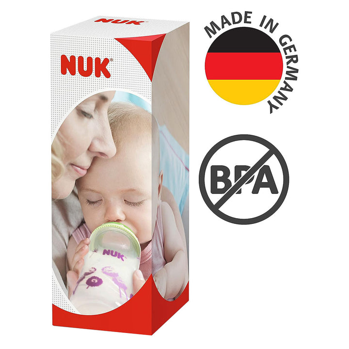 Nuk First Choice+ Winnie The Pooh Anti-Colic 300ml Baby Feeding Bottle With Temperature Control, Assorted Pack of 1's - Easy Pharmacy LLC