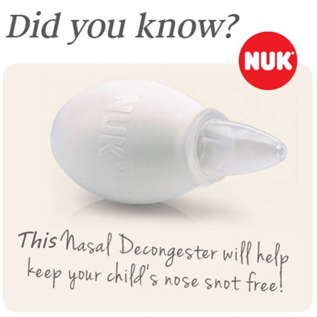 Nuk Nasal Decongester With Replacement Nozzle For Baby - Easy Pharmacy LLC