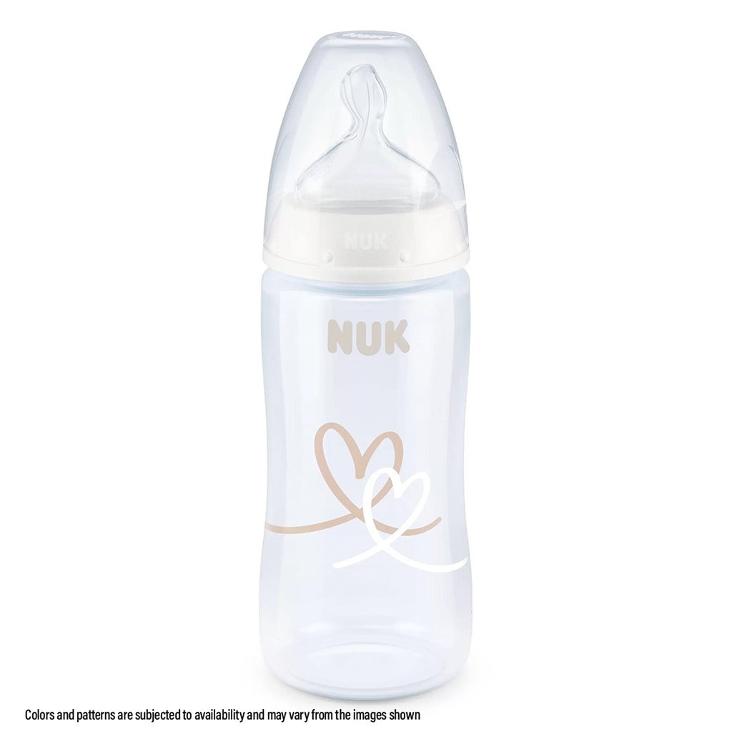 Nuk First Choice+ 300ml Anti-Colic PP Baby Feeding Bottle With Temperature Control, Assorted Pack of 1's - Easy Pharmacy LLC