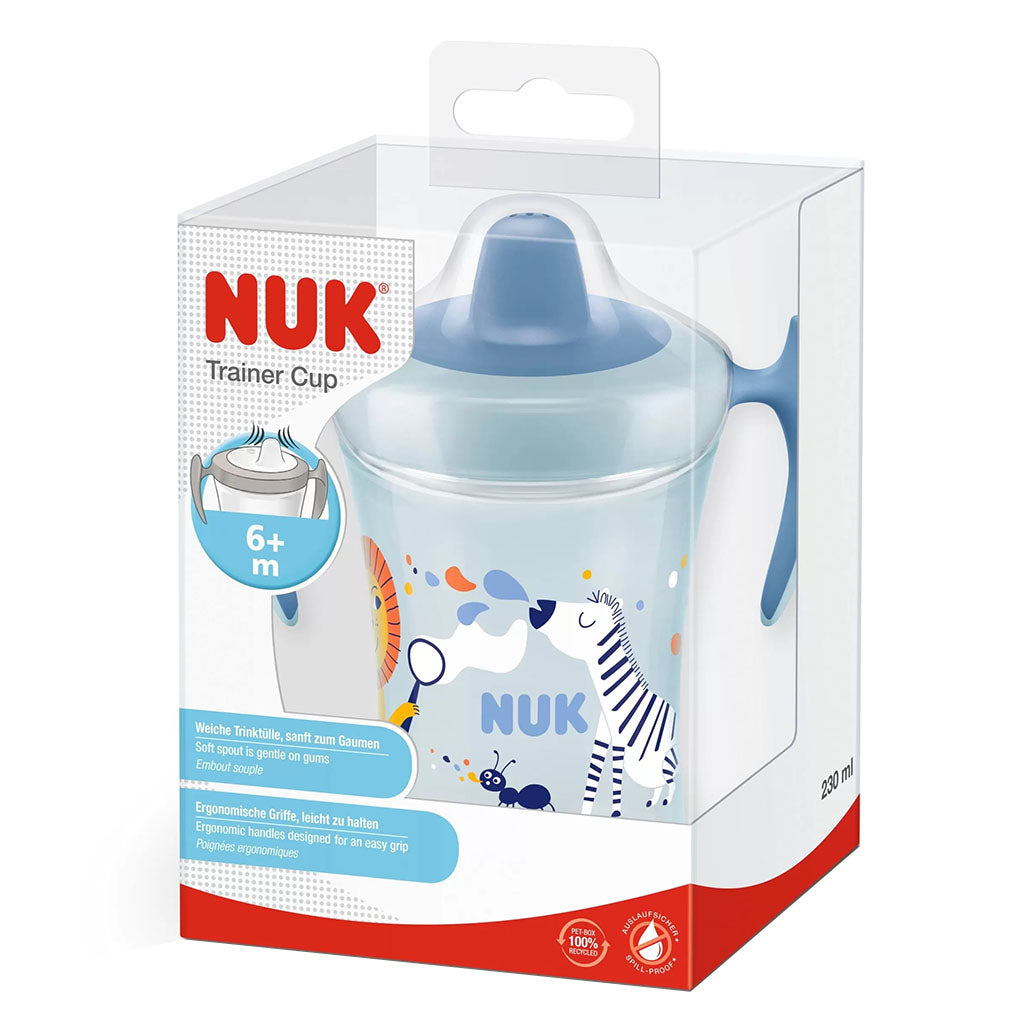 Nuk 230ml Trainer Cup With Soft Spout & Ergonomic Handle For 6 months+ Baby, Assorted Pack of 1's - Easy Pharmacy LLC