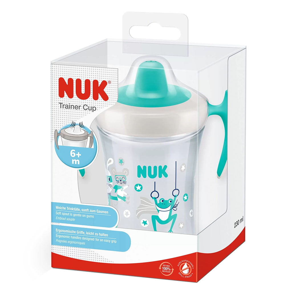 Nuk 230ml Trainer Cup With Soft Spout & Ergonomic Handle For 6 months+ Baby, Assorted Pack of 1's - Easy Pharmacy LLC