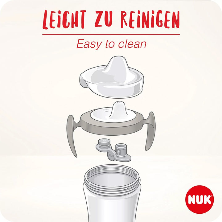 Nuk 230ml Trainer Cup With Soft Spout & Ergonomic Handle For 6 months+ Baby, Assorted Pack of 1's - Easy Pharmacy LLC