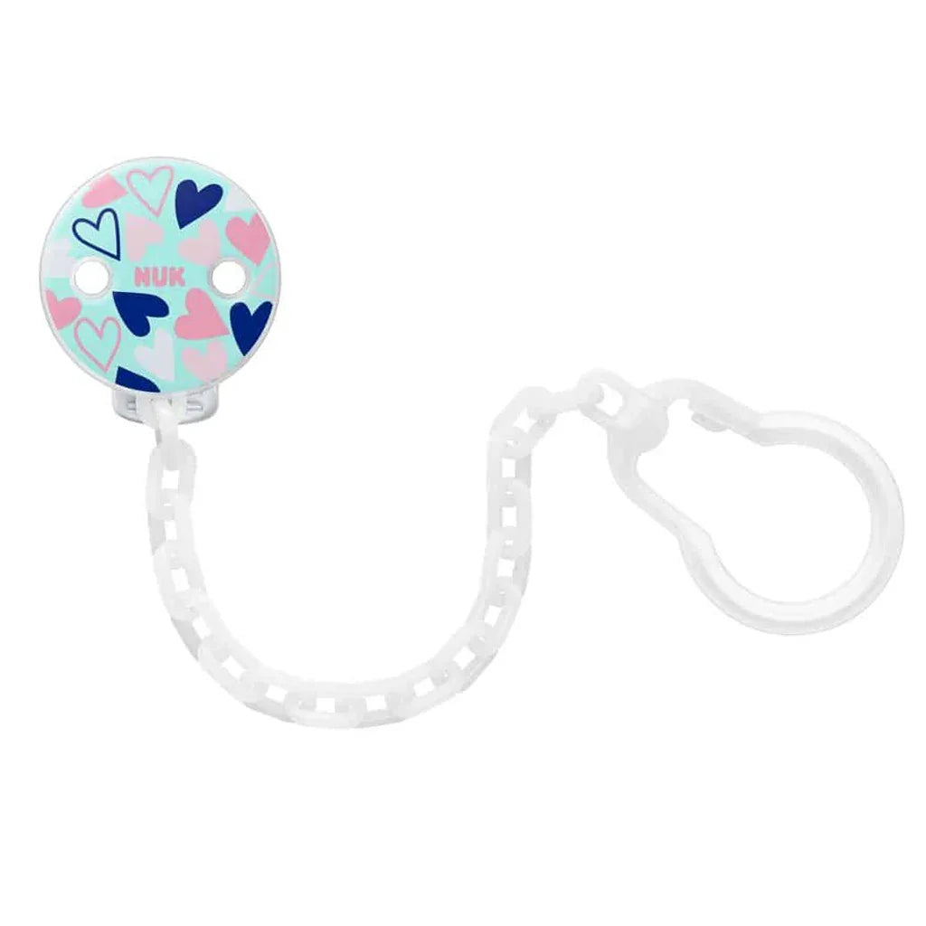Nuk Soother Chain With Clip For Baby, Assorted Pack of 1's - Easy Pharmacy LLC