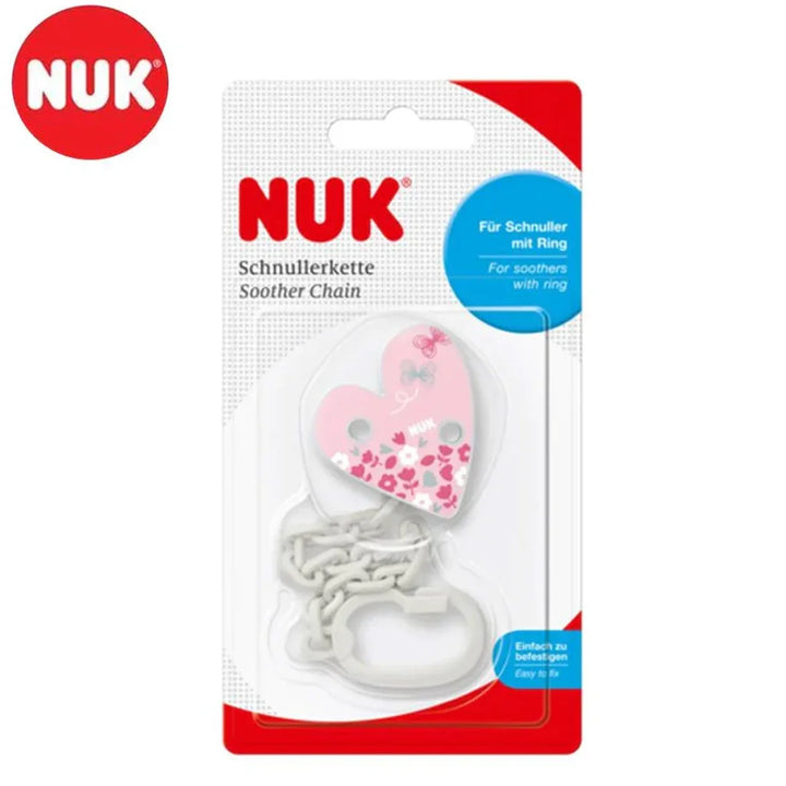 Nuk Soother Chain With Clip For Baby, Assorted Pack of 1's - Easy Pharmacy LLC