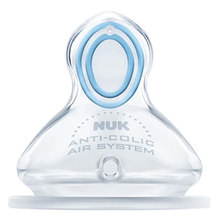 Nuk First Choice+ Baby Feeding Bottle Teat, Anti-Colic Silicone Teat For 0-6 Months Baby, Pack of 1's - Easy Pharmacy LLC