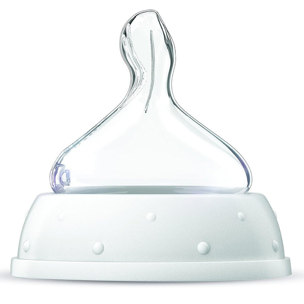Nuk First Choice+ Baby Feeding Bottle Teat, Anti-Colic Silicone Teat For 0-6 Months Baby, Pack of 1's - Easy Pharmacy LLC