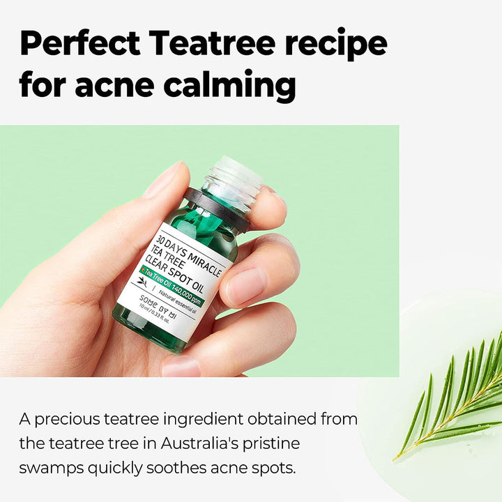 Some By Mi 30 Days Miracle Tea Tree Clear Spot Facial Oil 10ml - Easy Pharmacy LLC