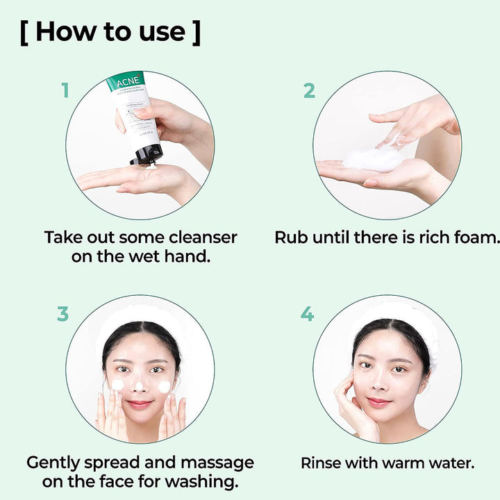 Some By Mi AHA BHA PHA 30 Days Miracle Acne Clear Foam Cleanser For Acne-Prone Skin 100ml - Easy Pharmacy LLC