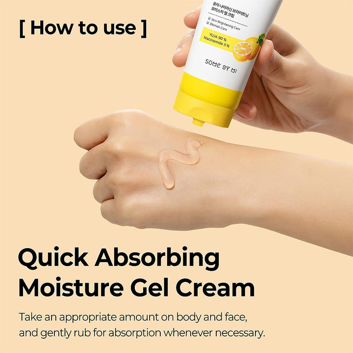 Some By Mi Yuja Niacin Brightening Moisture Gel Cream 100ml - Easy Pharmacy LLC