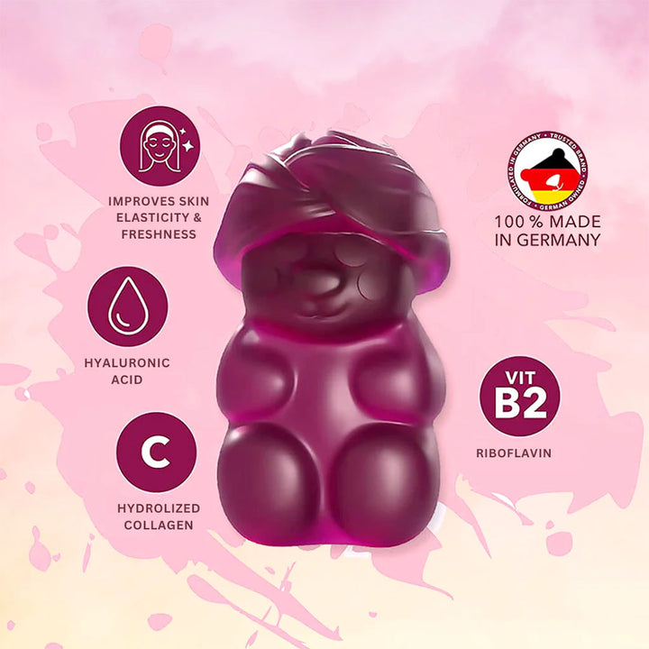 Ivybears Vibrant Skin Gummies With Collagen & Hyaluronic Acid, Pack of 60's - Easy Pharmacy LLC