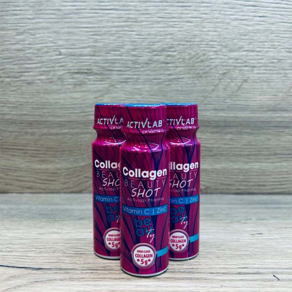 Activlab Pharma Collagen Beauty Ready To Drink Shots With Vitamin C & Zinc For Healthy Skin, Hari & Nails, Pack of 12's*80ml - Easy Pharmacy LLC
