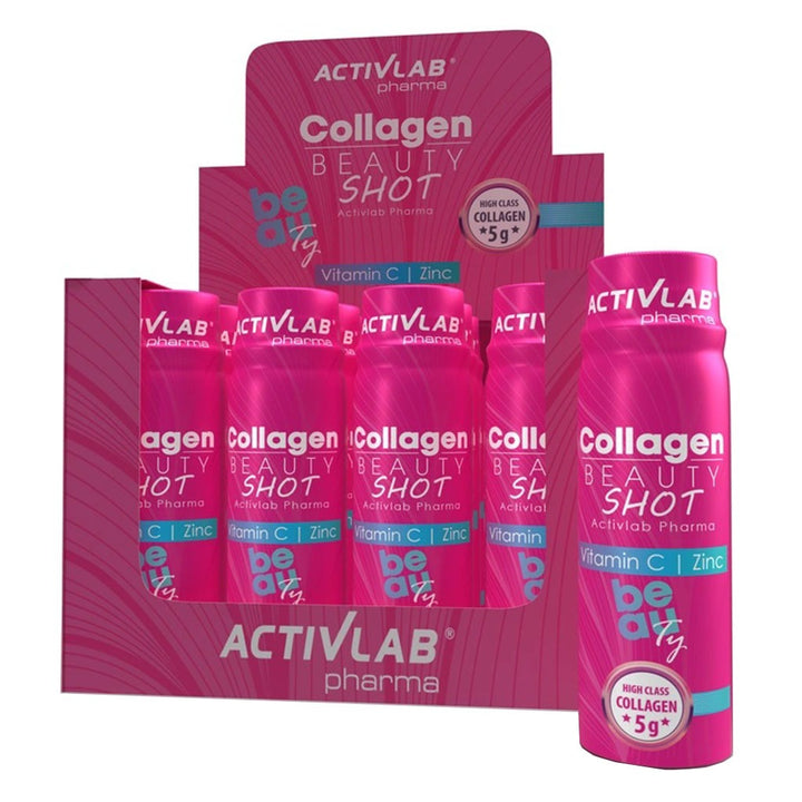 Activlab Pharma Collagen Beauty Ready To Drink Shots With Vitamin C & Zinc For Healthy Skin, Hari & Nails, Pack of 12's*80ml - Easy Pharmacy LLC