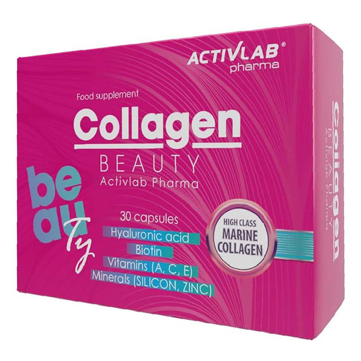 Activlab Pharma Collagen Beauty Capsules With Hyaluronic acid, Biotin, Vitamin & Minerals For Aging Skin, Pack of 30's - Easy Pharmacy LLC