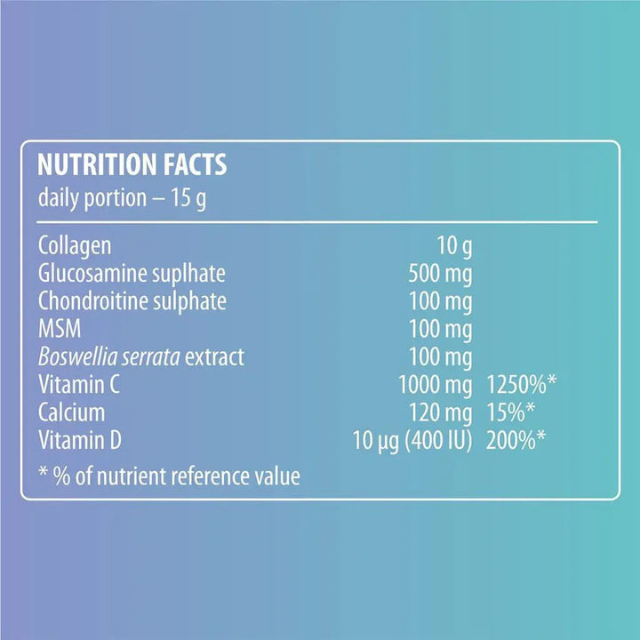 Activlab Pharma Collagen Joint & Body Powder with Type II Collagen, Glucosamine, Chondroitin & MSM – 300 g