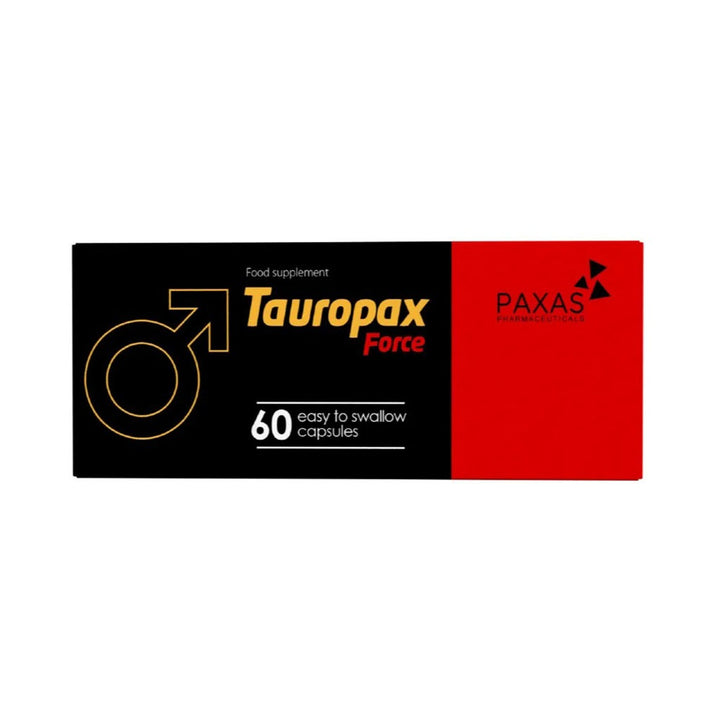 Paxas Tauropax Force Performance Enhancer Capsules For Men, Pack of 60's - Easy Pharmacy LLC