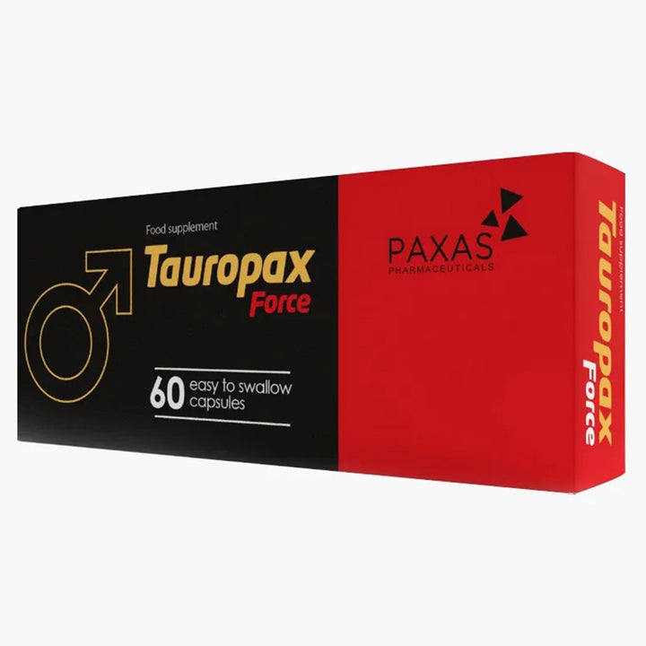 Paxas Tauropax Force Performance Enhancer Capsules For Men, Pack of 60's - Easy Pharmacy LLC