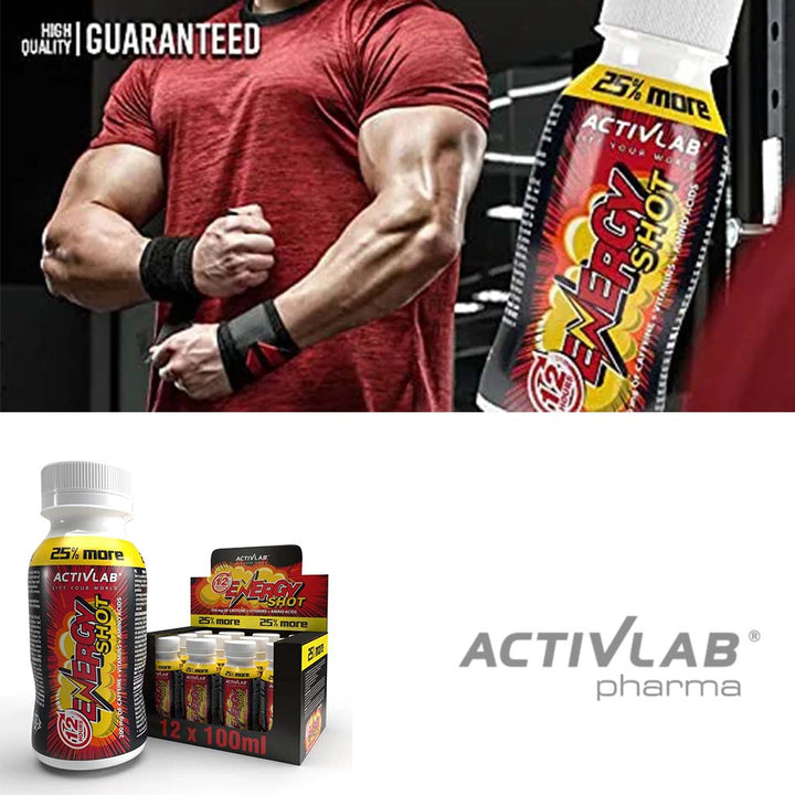 Activlab Pharma Energy Shot With Caffeine, Vitamins & Aminoacids 100ml - Easy Pharmacy LLC