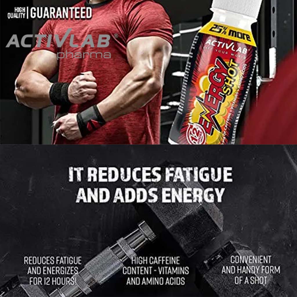 Activlab Pharma Energy Shot With Caffeine, Vitamins & Aminoacids 100ml - Easy Pharmacy LLC