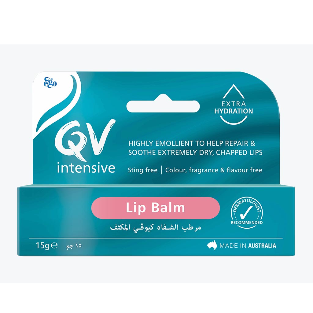 Ego QV Intensive Extra Hydration Lip Balm For Extremely Dry & Chapped Lips 15g - Easy Pharmacy LLC