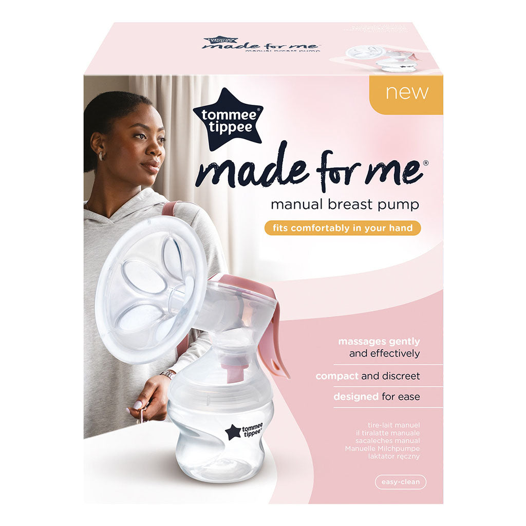 Tommee Tippee Made For Me Single Manual Breast Pump-Pink Color - Easy Pharmacy LLC