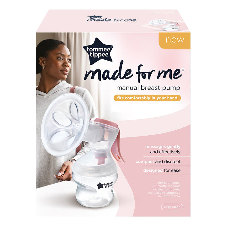 Tommee Tippee Made For Me Single Manual Breast Pump-Pink Color - Easy Pharmacy LLC