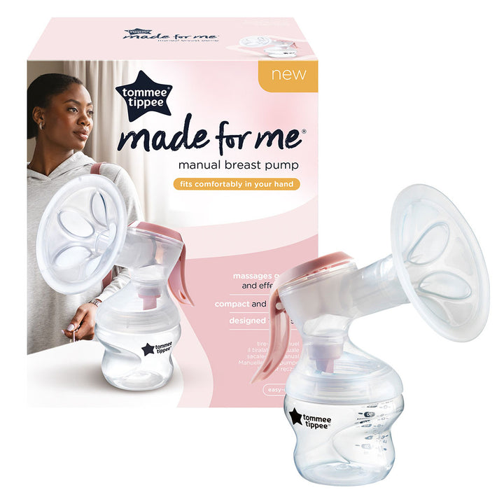 Tommee Tippee Made For Me Single Manual Breast Pump-Pink Color - Easy Pharmacy LLC