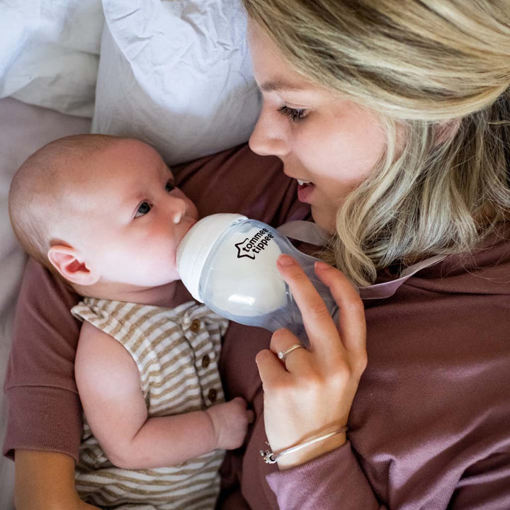 Tommee Tippee Closer To Nature Slow Flow Baby Feeding Bottle 260ml For 0+ Months, Pack of 6's - Easy Pharmacy LLC