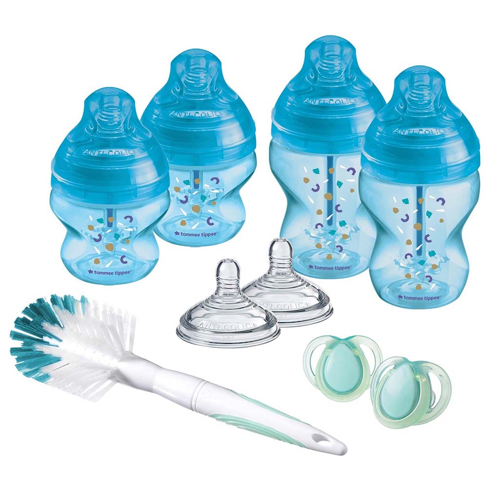 Tommee Tippee Closer To Nature Advanced Anti-Colic Valve Newborn Feeding Bottle Starter Kit For 0+ Months - Assorted - Easy Pharmacy LLC