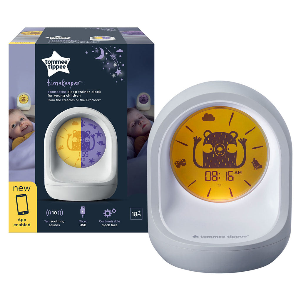Tommee Tippee Timekeeper Connected Groclock Toddlers Sleep Trainer Clock From 18+ Months - Easy Pharmacy LLC