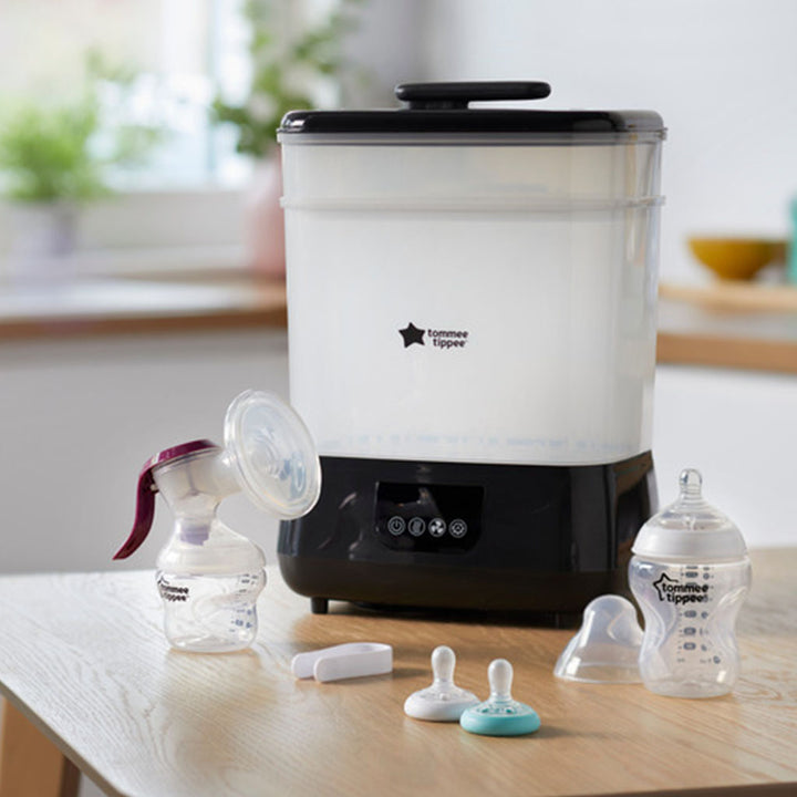 Tommee Tippee Super Steam N Dry Advanced Electric Steriliser And Dryer - Black - Easy Pharmacy LLC