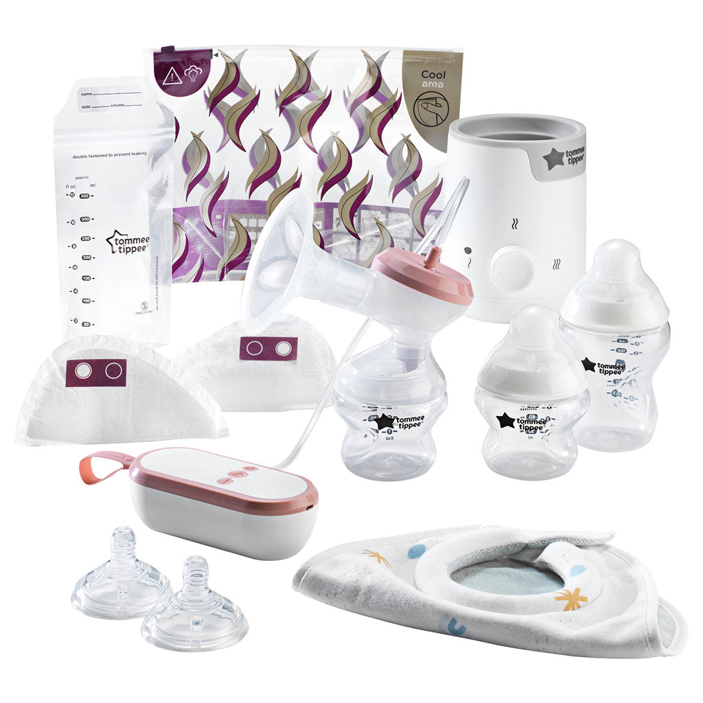 Tommee Tippee Closer To Nature Complete Breastfeeding & Baby Bottle Feeding Kit -White - Easy Pharmacy LLC
