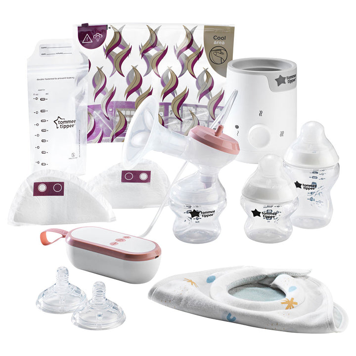 Tommee Tippee Closer To Nature Complete Breastfeeding & Baby Bottle Feeding Kit -White - Easy Pharmacy LLC