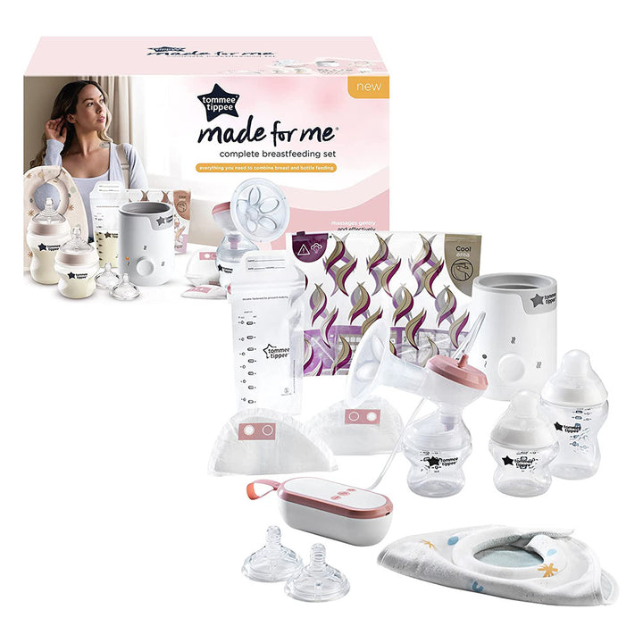 Tommee Tippee Closer To Nature Complete Breastfeeding & Baby Bottle Feeding Kit -White - Easy Pharmacy LLC