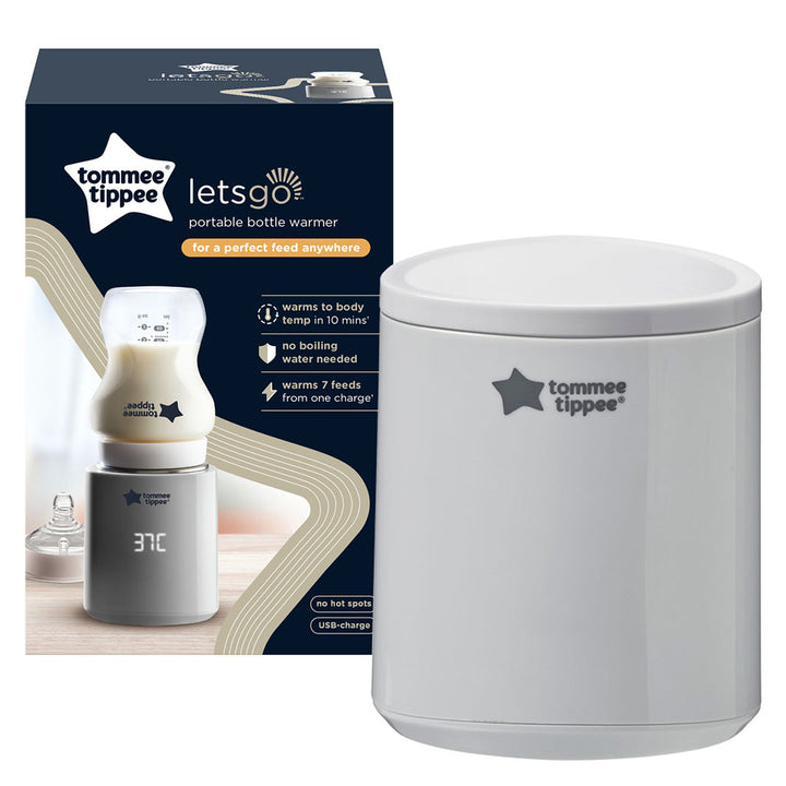 Tommee Tippee Lets Go Portable Baby Feeding Bottle Warmer - Grey - Easy Pharmacy LLC