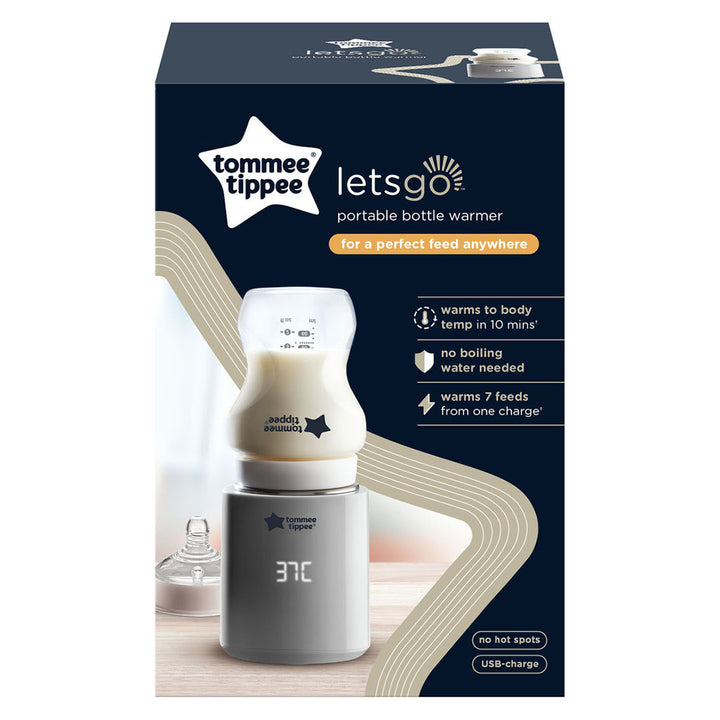 Tommee Tippee Lets Go Portable Baby Feeding Bottle Warmer - Grey - Easy Pharmacy LLC