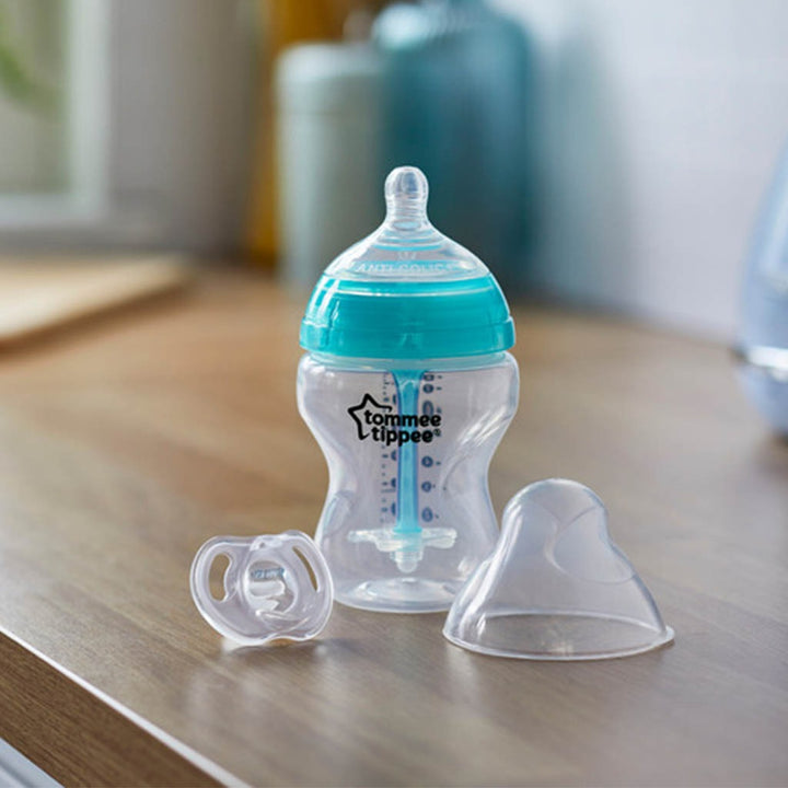 Tommee Tippee Advanced Anti Colic Valve Complete Infant Feeding Set With Electric Steam Sterilizer For 0+ Months - White Color, Kit of 19 Pieces - Easy Pharmacy LLC