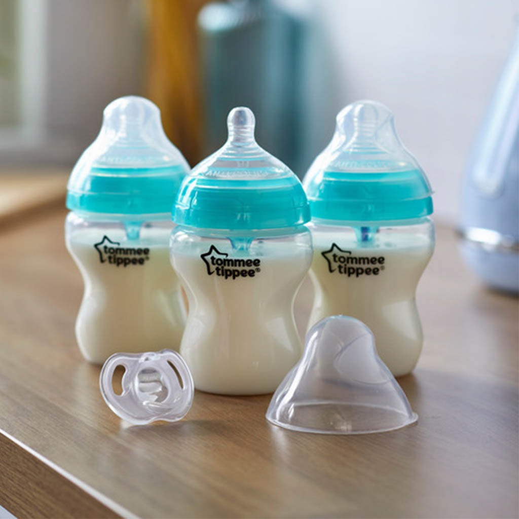 Tommee Tippee Advanced Anti Colic Valve Complete Infant Feeding Set With Electric Steam Sterilizer For 0+ Months - White Color, Kit of 19 Pieces - Easy Pharmacy LLC