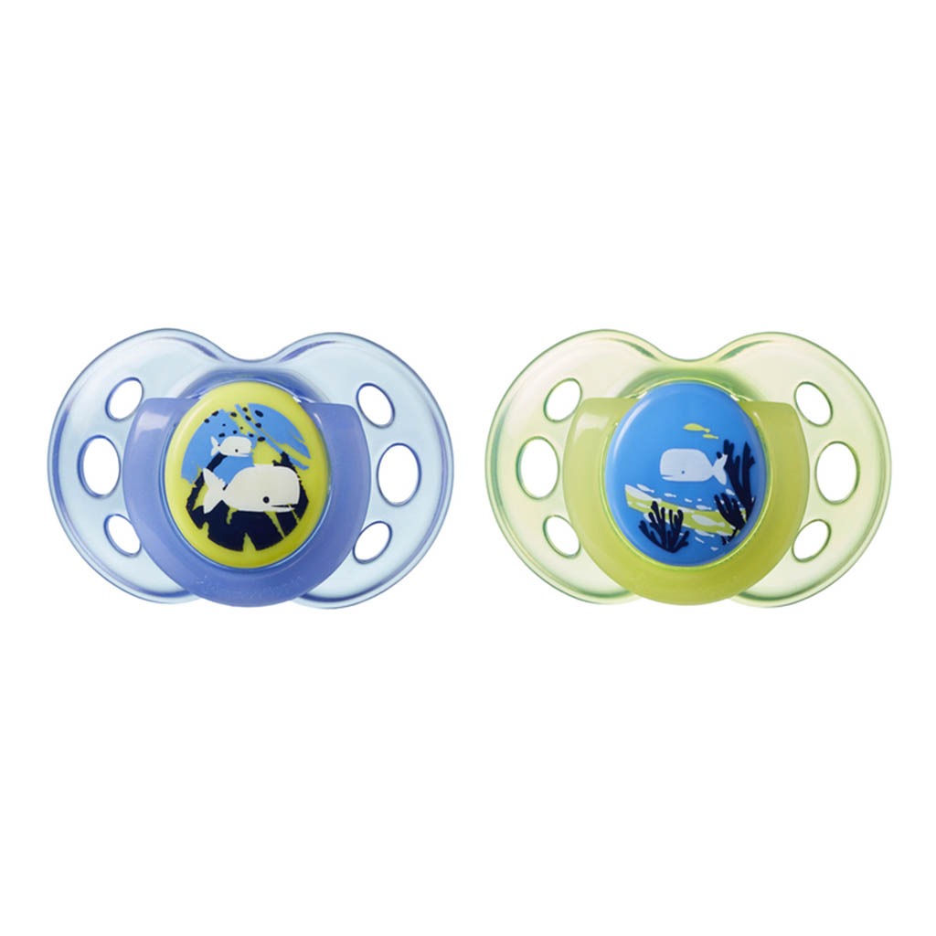 Tommee Tippee Nighttime Baby Soother For 18 To 36 Months Toddlers - Assorted Color, Pack of 2’s - Easy Pharmacy LLC