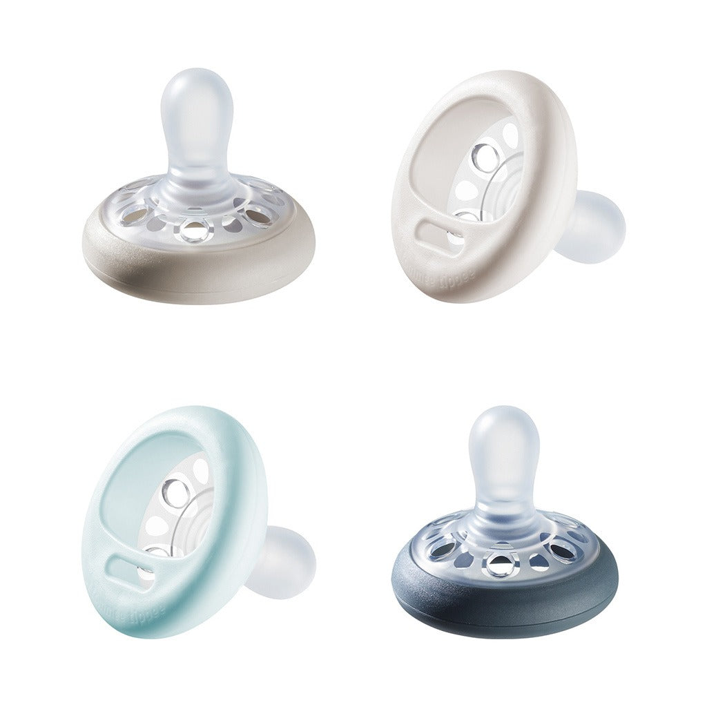 Tommee Tippee Closer To Nature Breast Like Baby Soother For 0-6 Months, Pack of 4's - Easy Pharmacy LLC