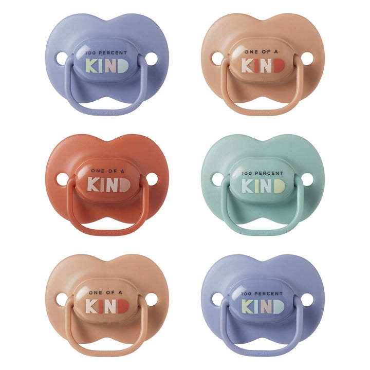 Tommee Tippee Kind Anytime Baby Soother Dummies For 6 To 18 Months - Multi Color, Pack of 6’s - Easy Pharmacy LLC