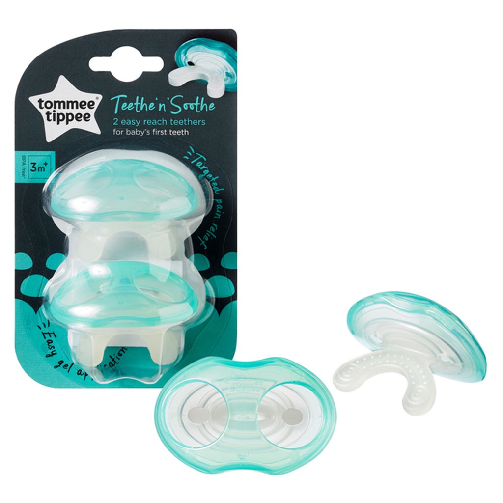 Tommee Tippee Teethe N Soothe Baby Massage Teether For 3+ Month Infants, Pack of 2’s - Easy Pharmacy LLC