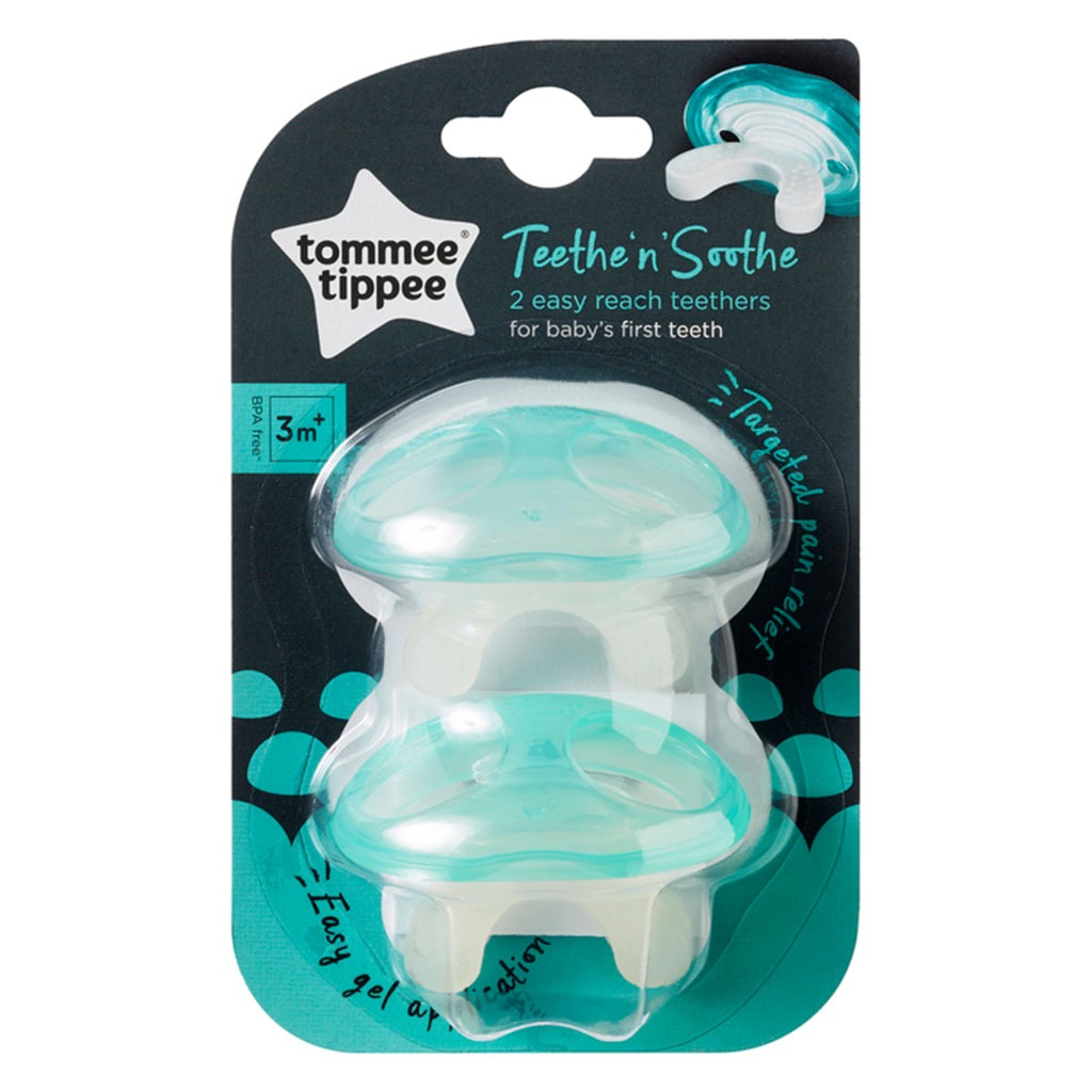 Tommee Tippee Teethe N Soothe Baby Massage Teether For 3+ Month Infants, Pack of 2’s - Easy Pharmacy LLC