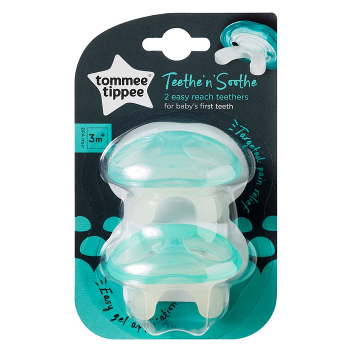 Tommee Tippee Teethe N Soothe Baby Massage Teether For 3+ Month Infants, Pack of 2’s - Easy Pharmacy LLC