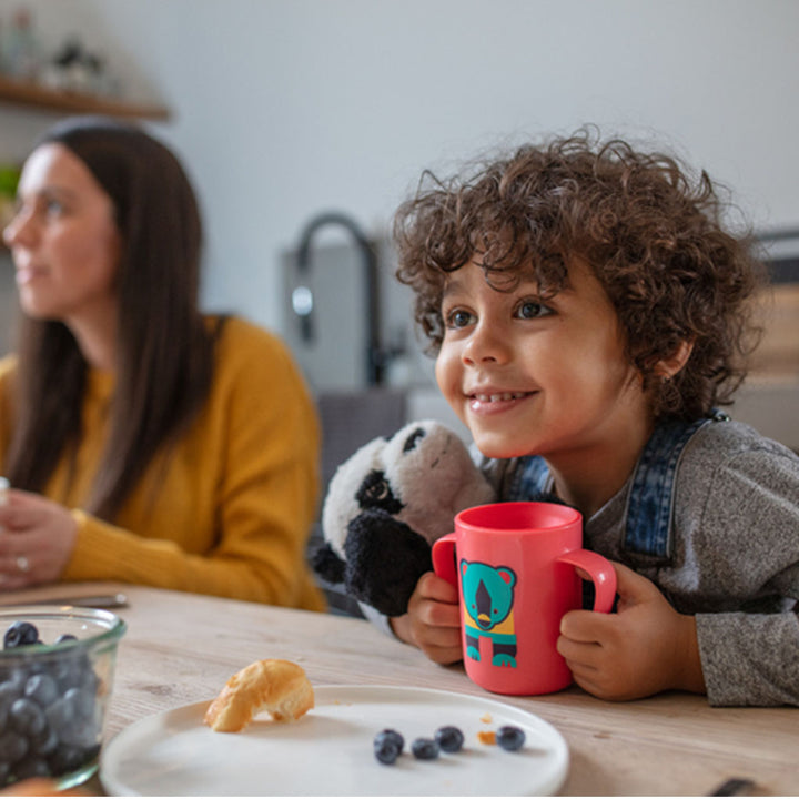 Tommee Tippee 360° Easy Flow Lip Activated Toddlers Sipping Cup From 12+ Months - Blue/Pink, 250ml - Easy Pharmacy LLC